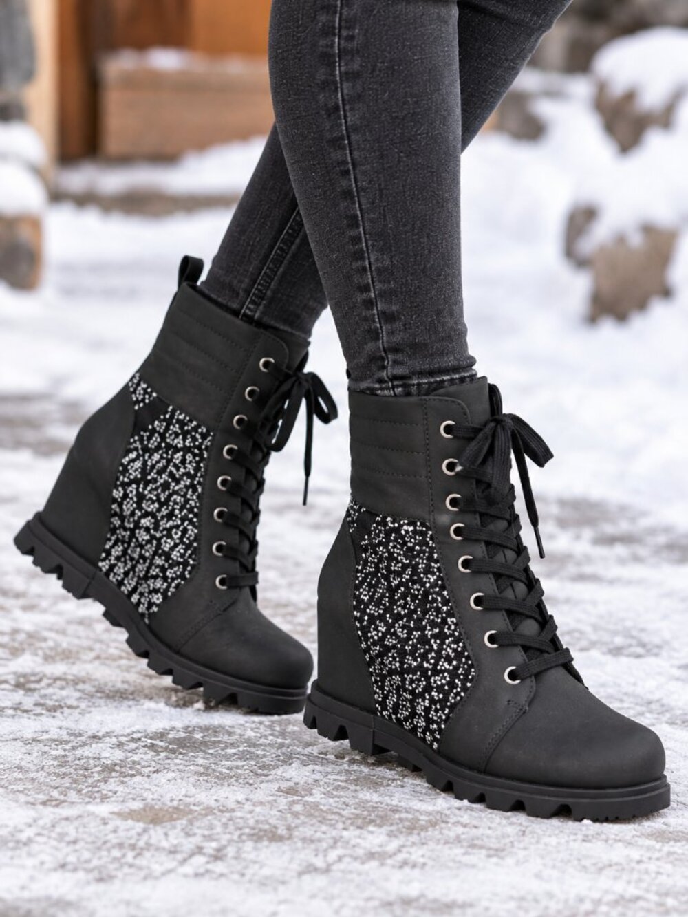 Sorel Joan of Arctic Wedge III Lexie Waterproof Boots – Women's Size 11